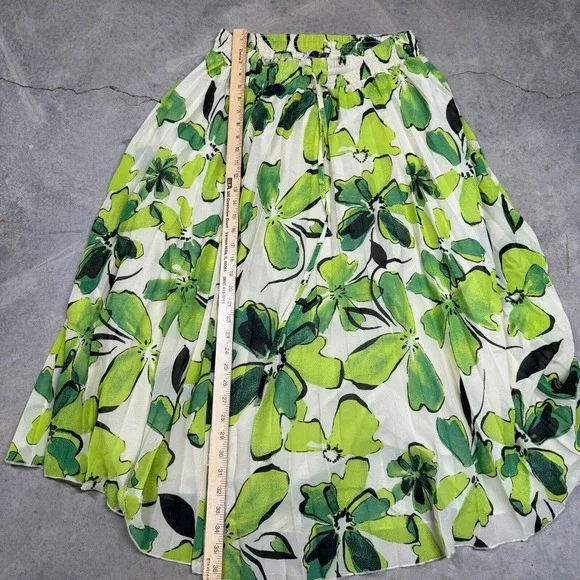 ASOS Design Maxi Skirt Lined NEW Size 12 Clover Green St Patricks Day - Picture 6 of 7